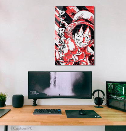 Luffy POP Grunge painting 12