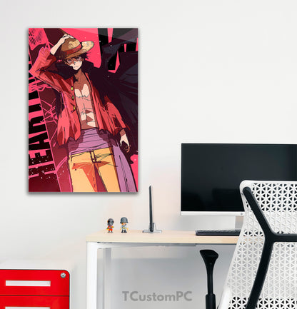 Luffy Pirate King One Piece painting