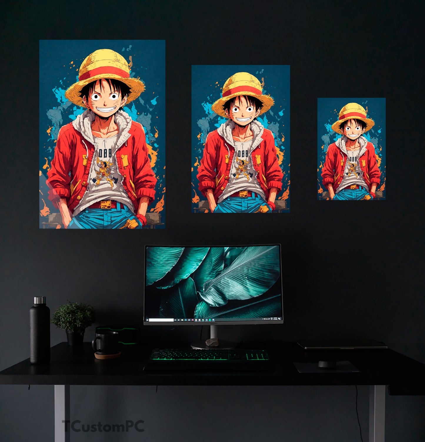 Cuadro Luffy Wearing Jacket