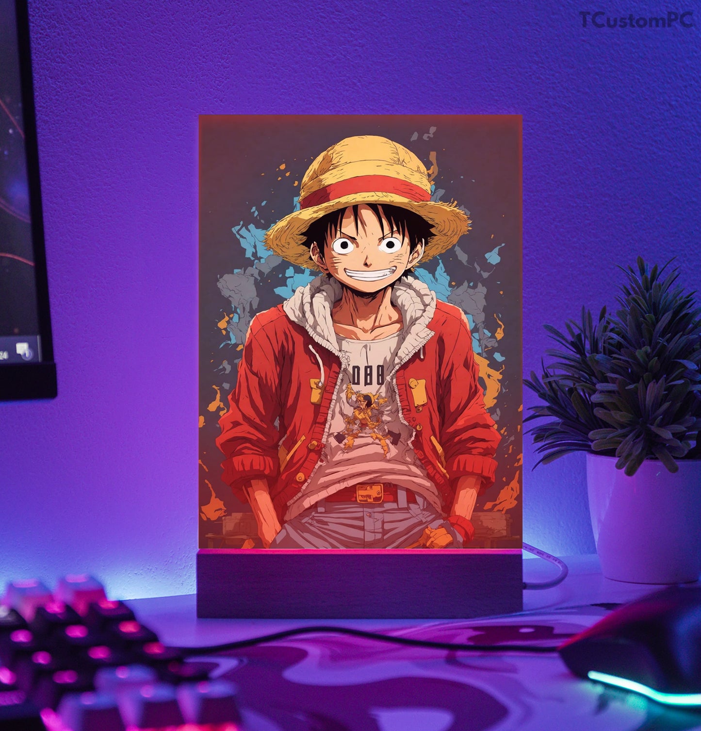 TC-Lamp Luffy com casaco