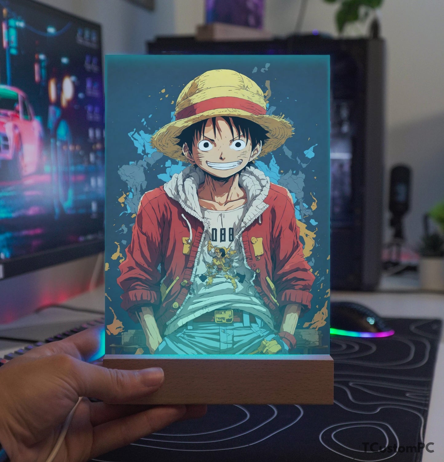 TC-Lamp Luffy com casaco