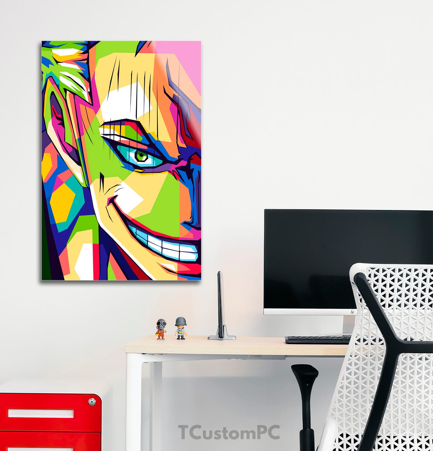Wall Art Luffy Zoro 1 Colorfull
