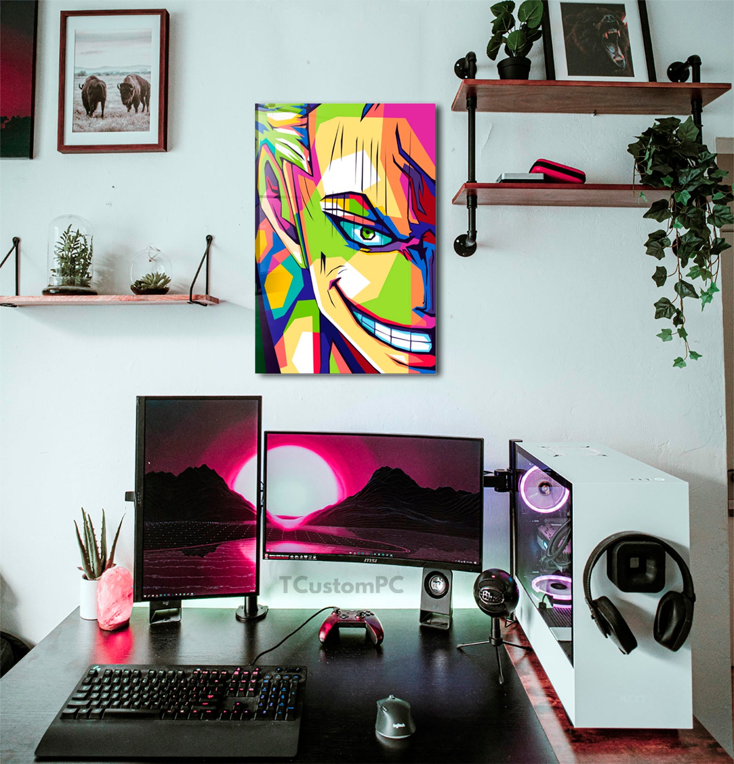 Cuadro Luffy Zoro 1 Colorfull