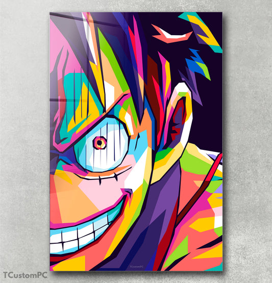 Luffy Zoro 2 Colorfull painting