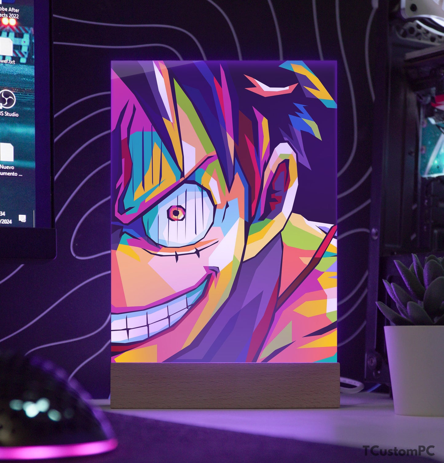 TC-Lamp Luffy Zoro 2 Colorfull