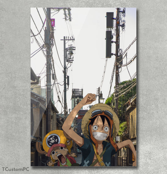 Luffy and chopper One Piece painting