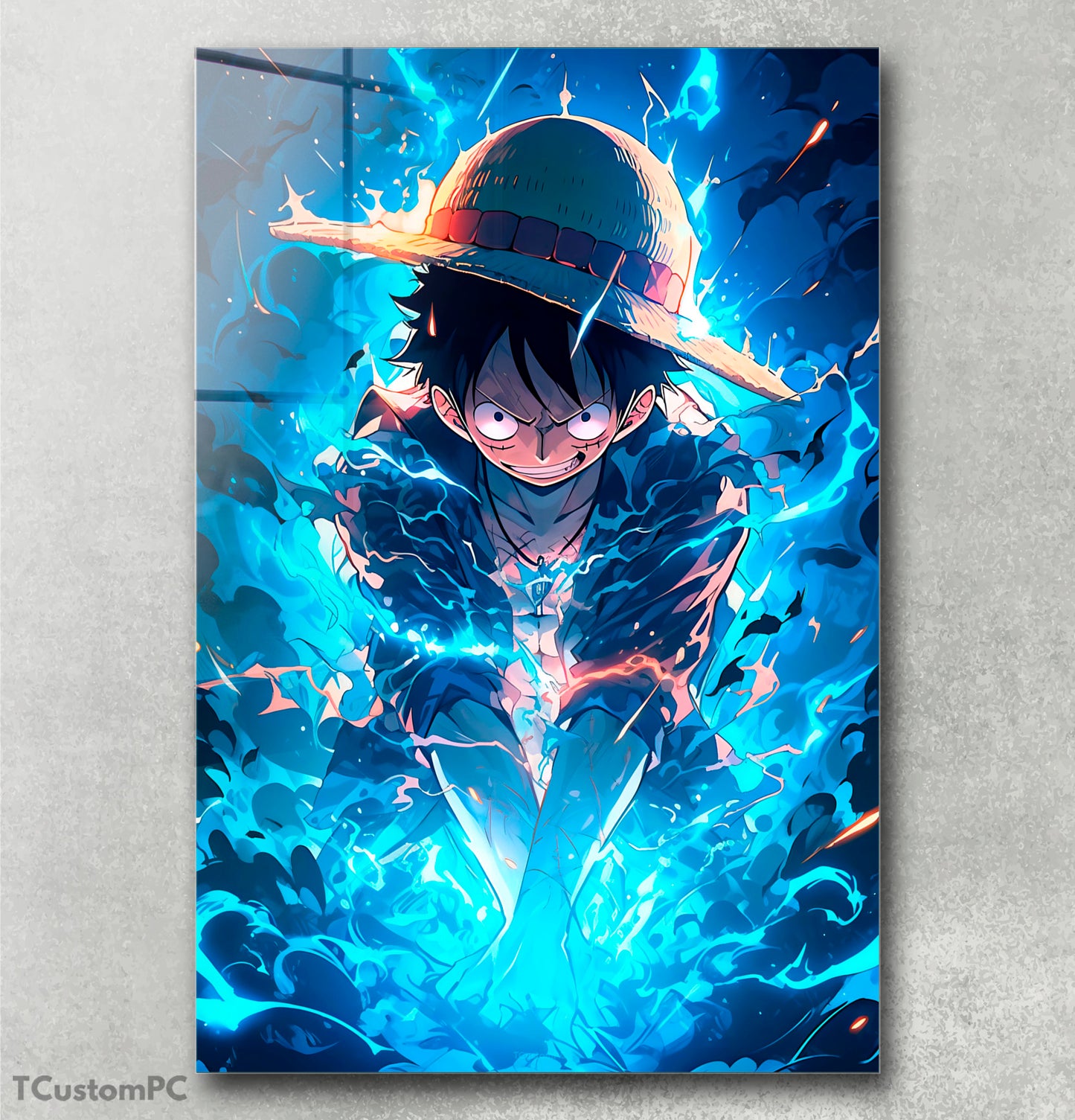 Luffy haki radiance painting