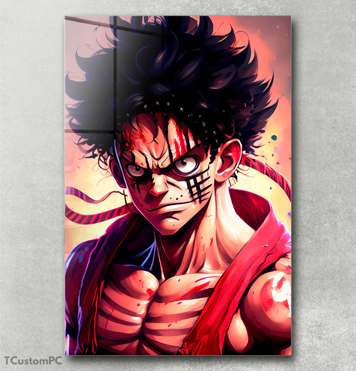 OP Luffy painting