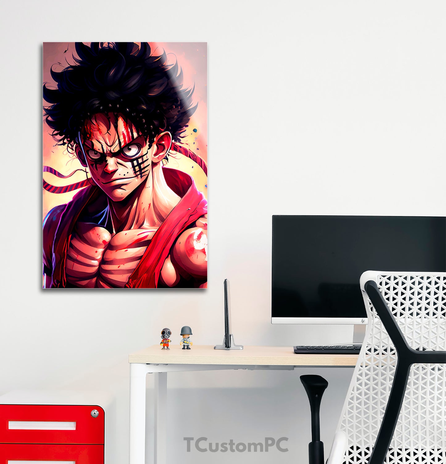 Pintura de OP Luffy