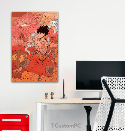 Luffytaro Wano painting