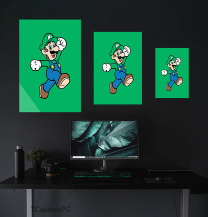 Luigi painting