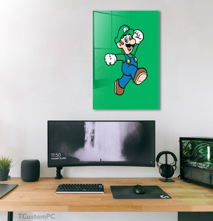 Luigi painting