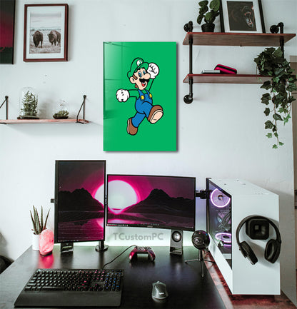 Luigi painting