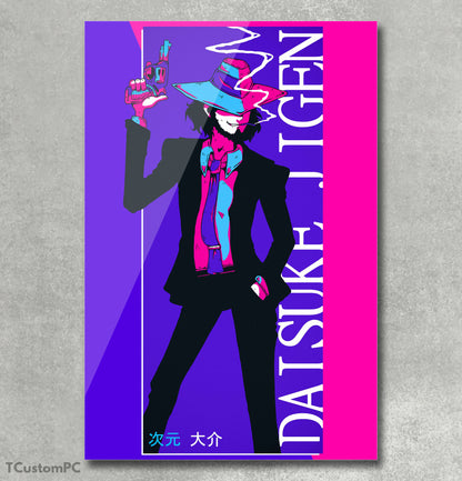 Lupine III painting, Daisuke Jigen