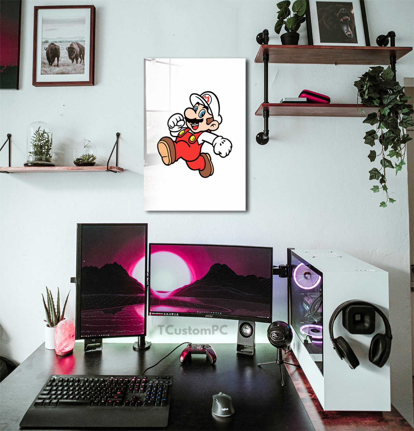 Mario Bros painting