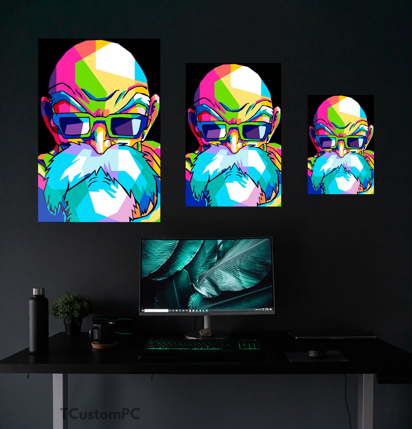 Master Roshi Dragonball painting