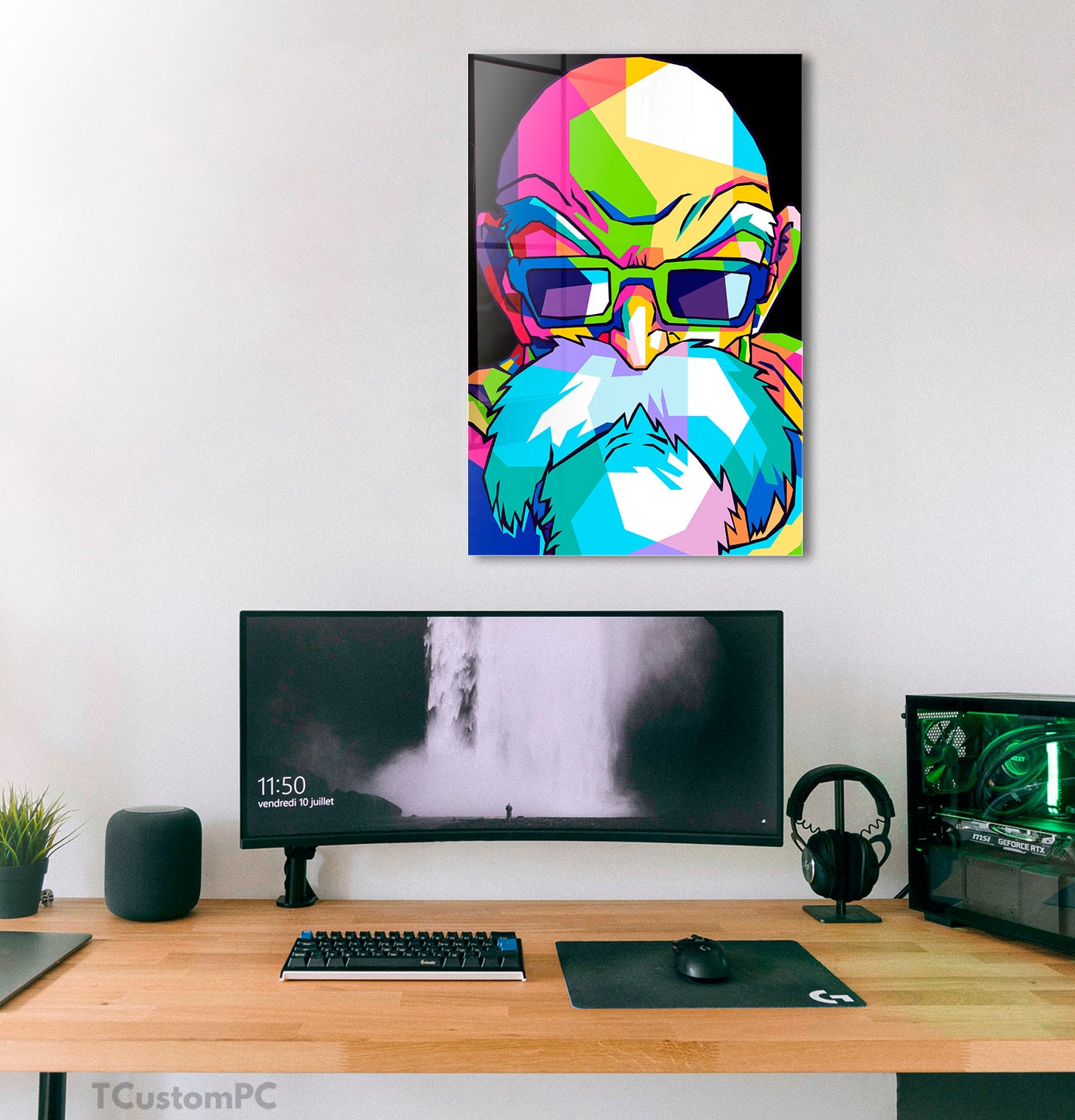 Master Roshi Dragonball painting