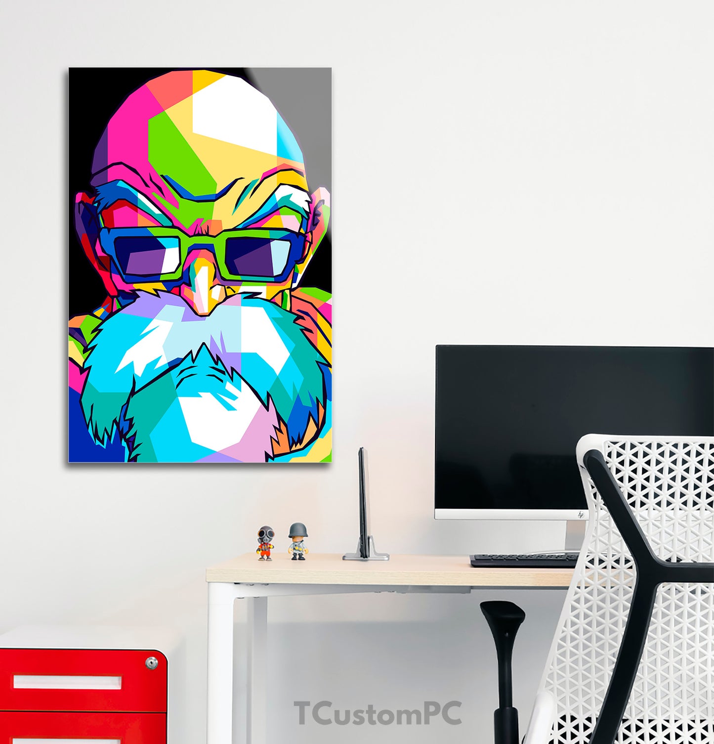 Master Roshi Dragonball painting