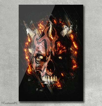 Maul Skull painting