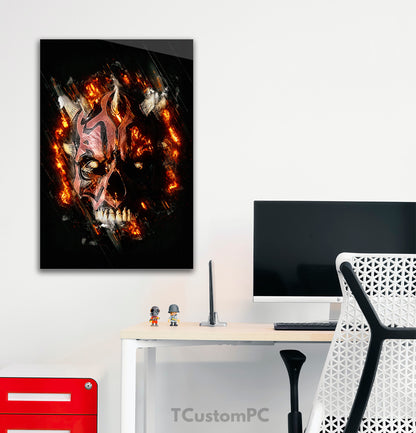 Maul Skull painting