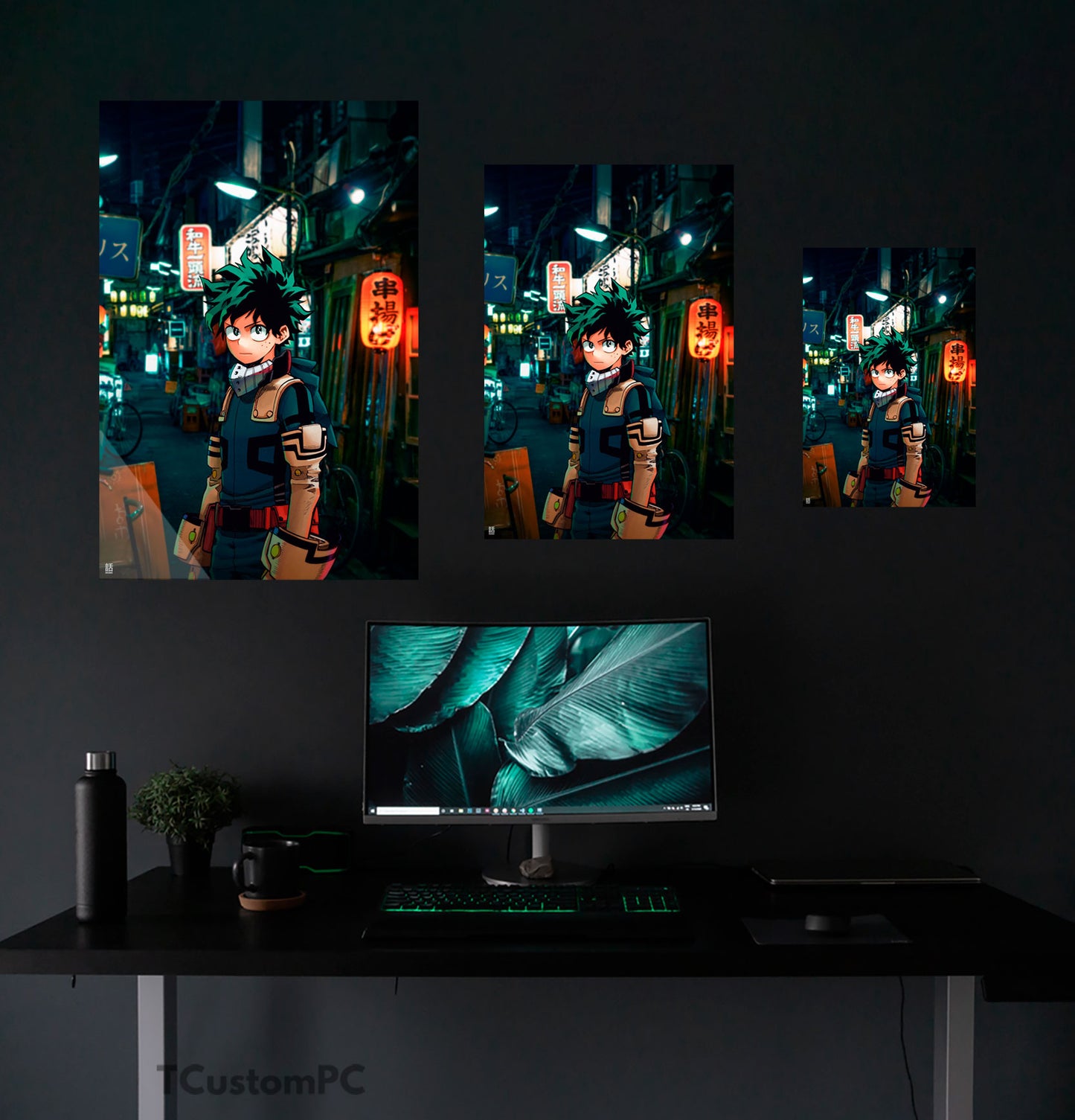 Midoriya ad painting