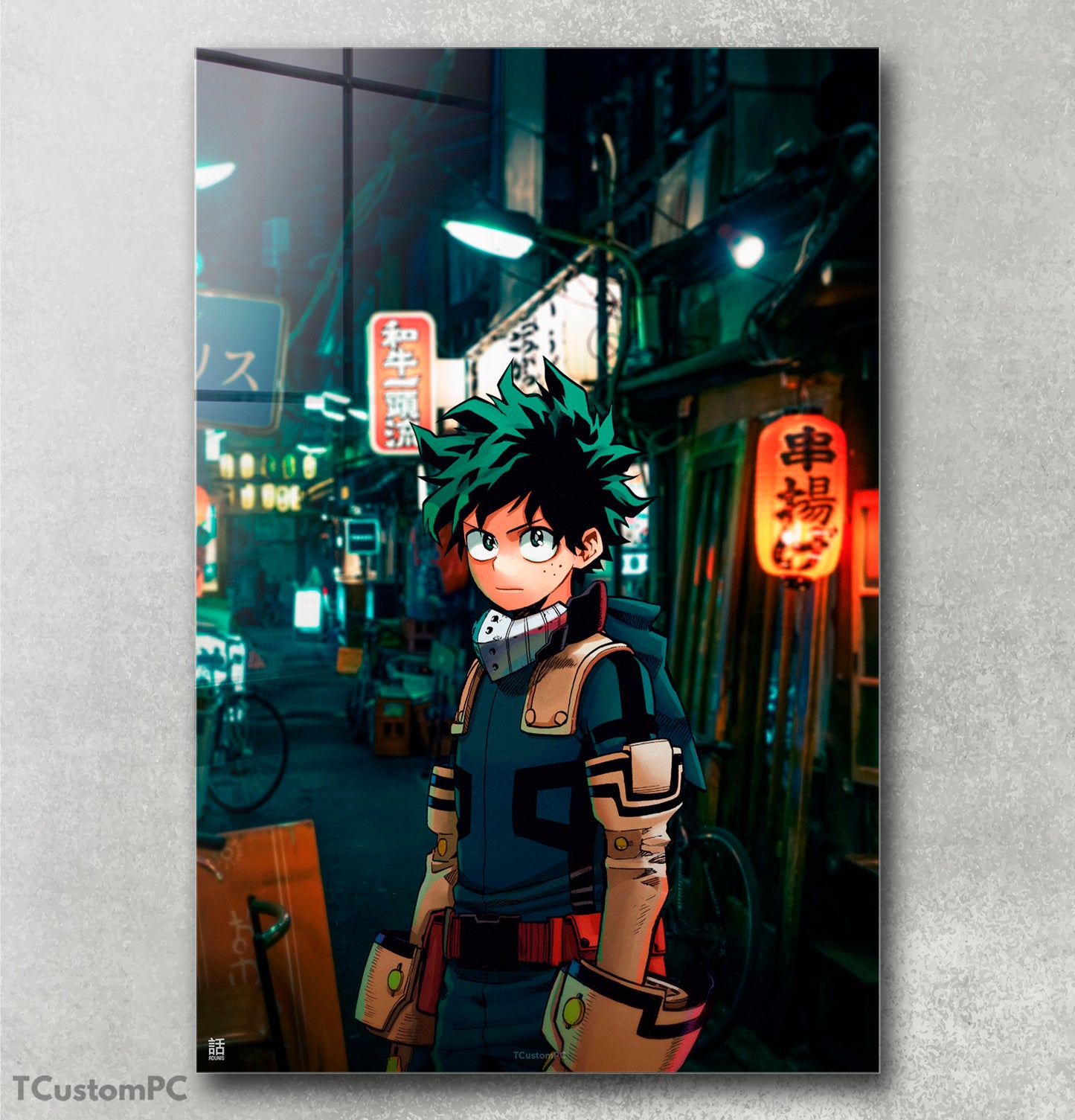 Midoriya ad painting