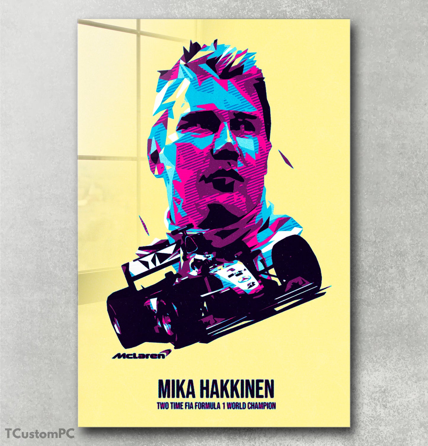 Pintura de Mika Hakkinen