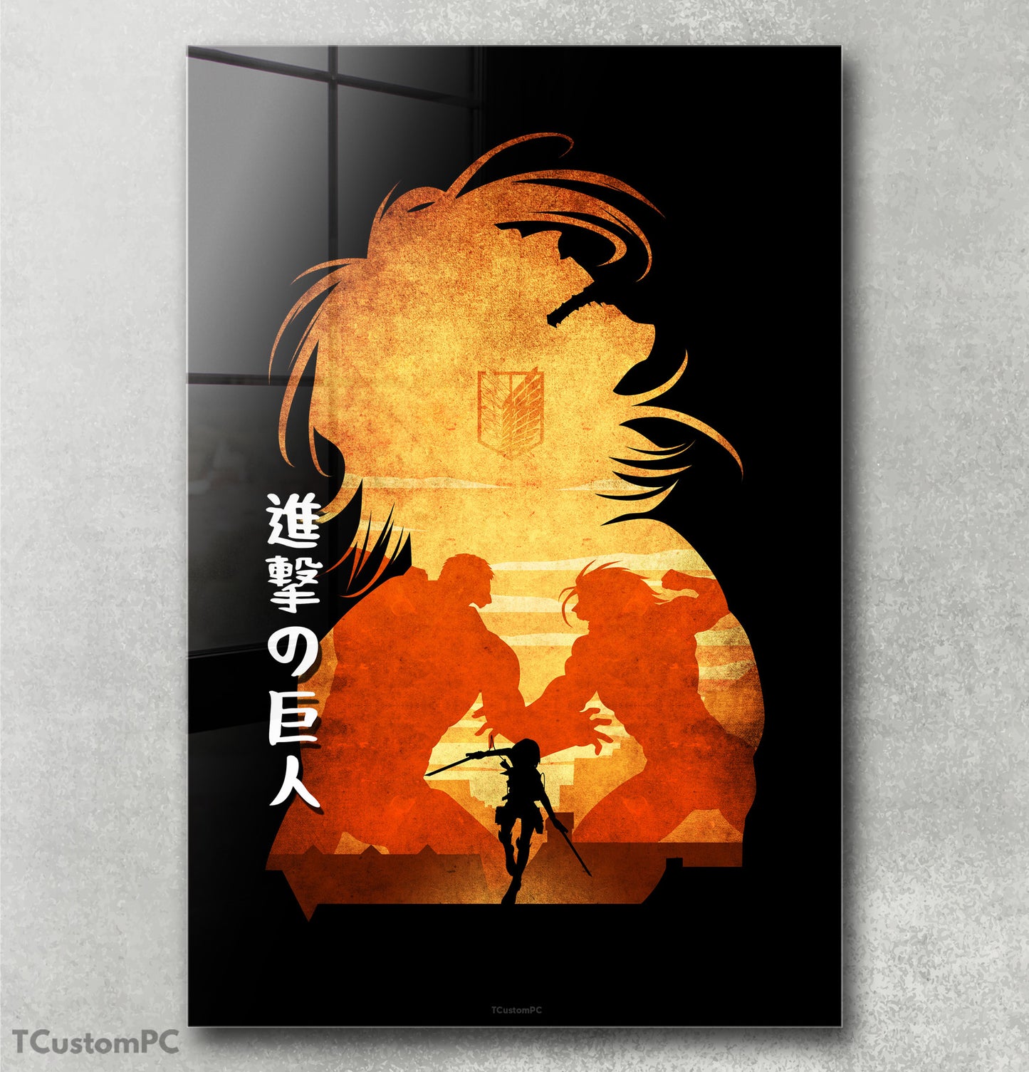 Cuadro Mikasa Minimalist Silhouette