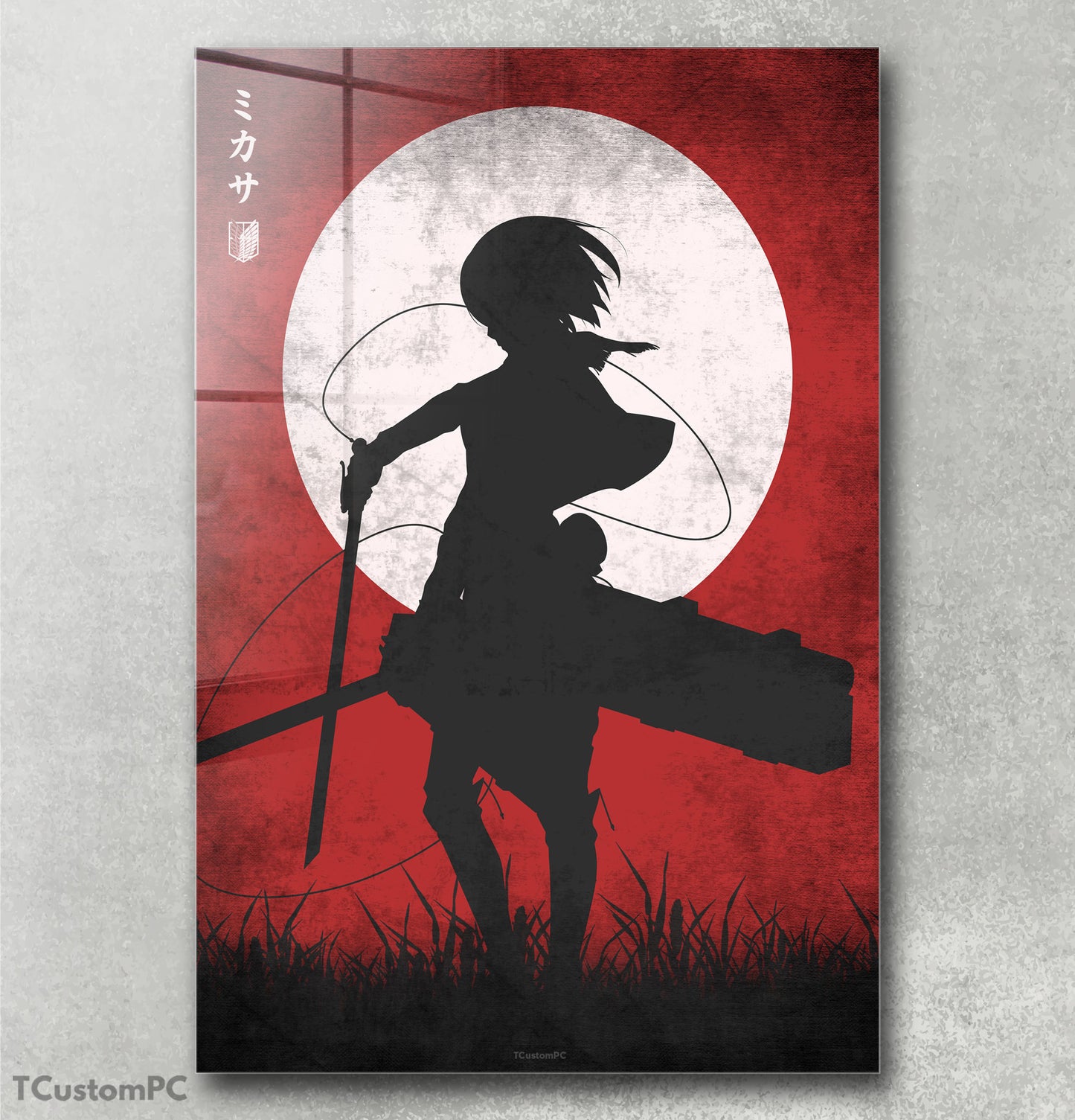 Mikasa Bloody Sky painting