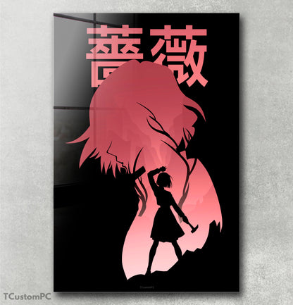 Minimalist Nobara Character Siluette Painting