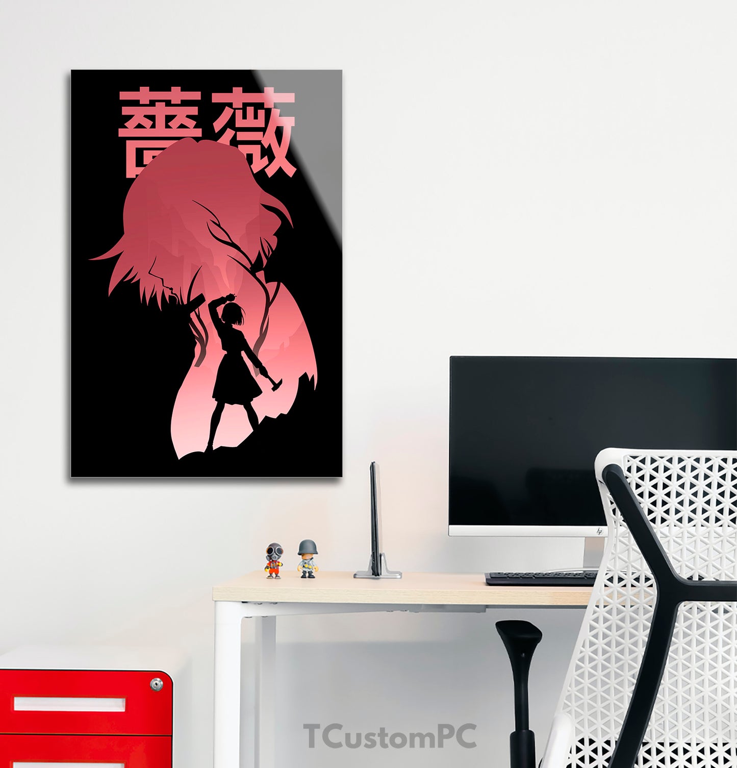 Minimalist Nobara Character Siluette Painting