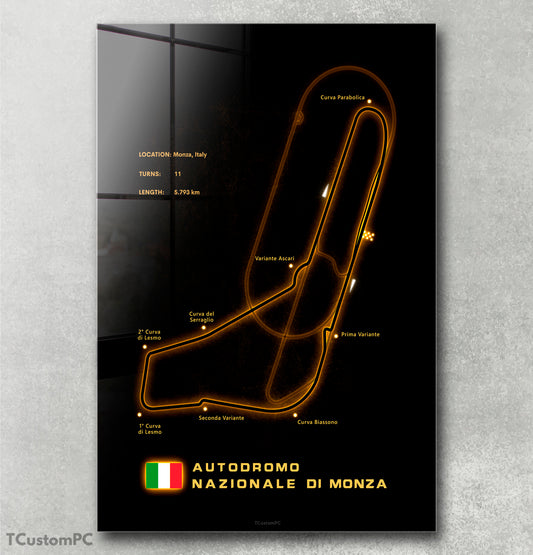 Cuadro Monza Circuit Circuit