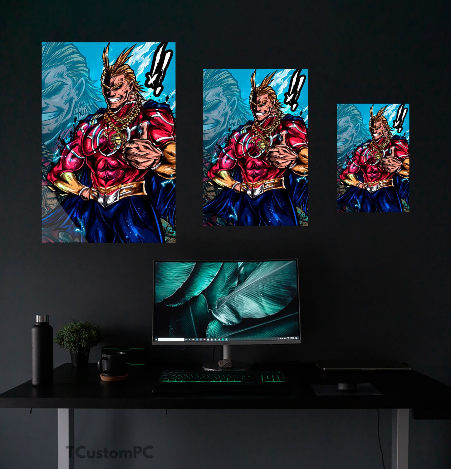 Paintings My Hero Academy, All Might "I'm Here"