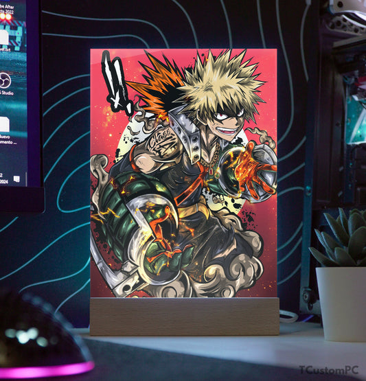 TC-Lamp My Hero Academy, Explosões de Bakugou