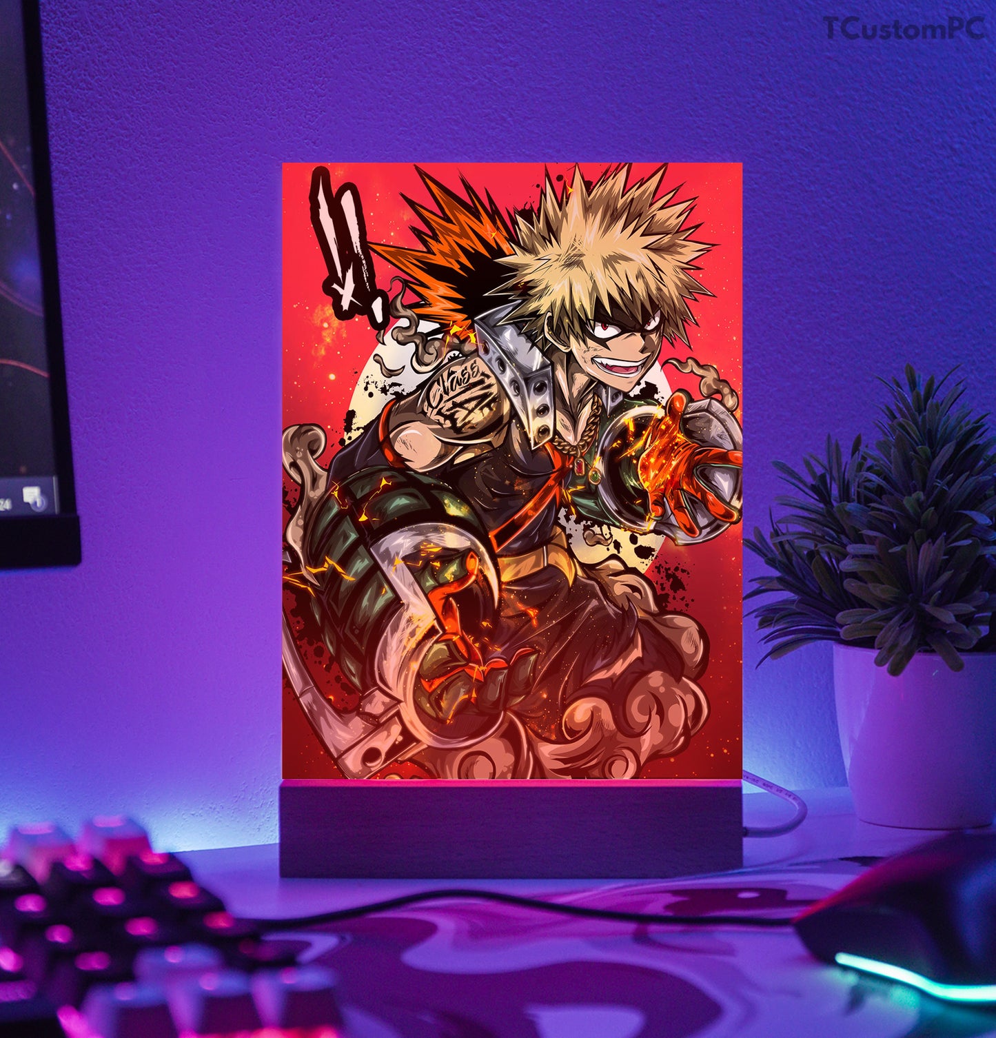 TC-Lamp My Hero Academia, Explosões de Bakugou