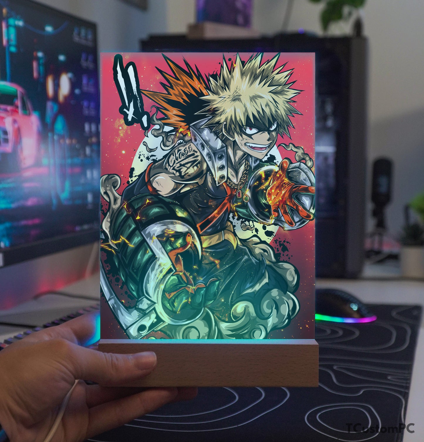 TC-Lamp My Hero Academy, Explosões de Bakugou