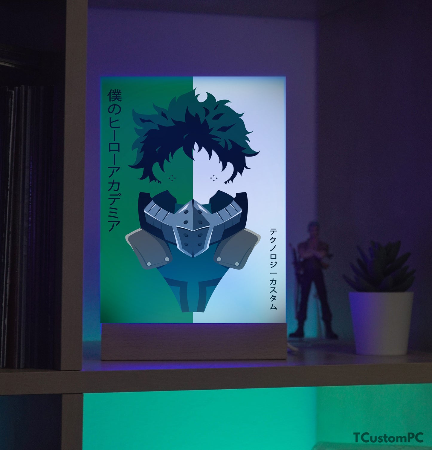 Lâmpada My Hero Academia, vetor Deku