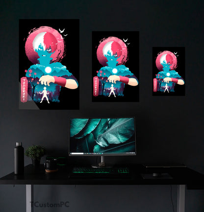 Paintings My Hero Academy, Todoroki