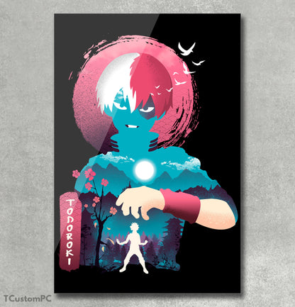 Paintings My Hero Academy, Todoroki