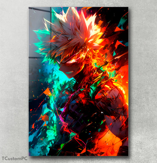 Cuadro My Hero Bakugo radiance