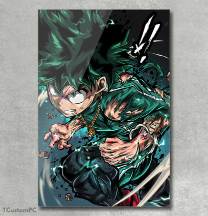 Paintings My Hero Academy, Deku