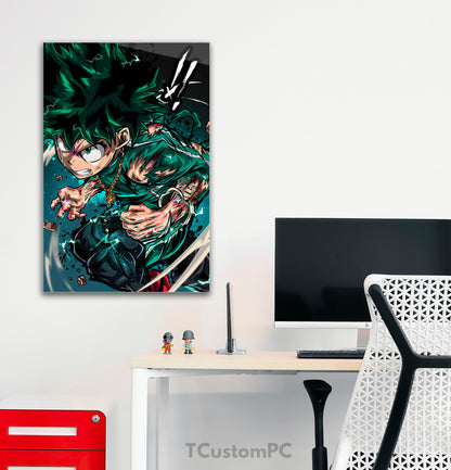 Paintings My Hero Academy, Deku