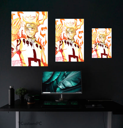 Naruto Kyubi painting