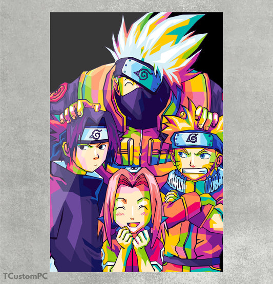 Cuadro Naruto Picture Colorfull