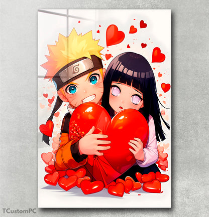 Pintura dos namorados de Naruto