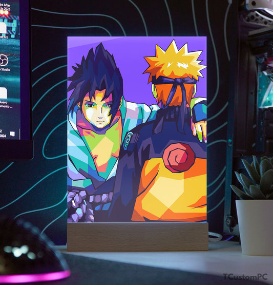 TC-Lamp Naruto Vs Sasuke Colorfull