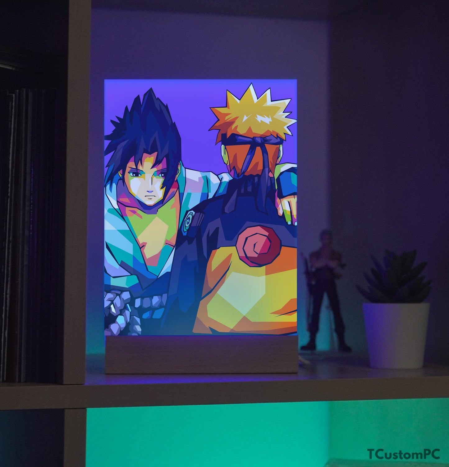 TC-Lamp Naruto Vs Sasuke Colorfull