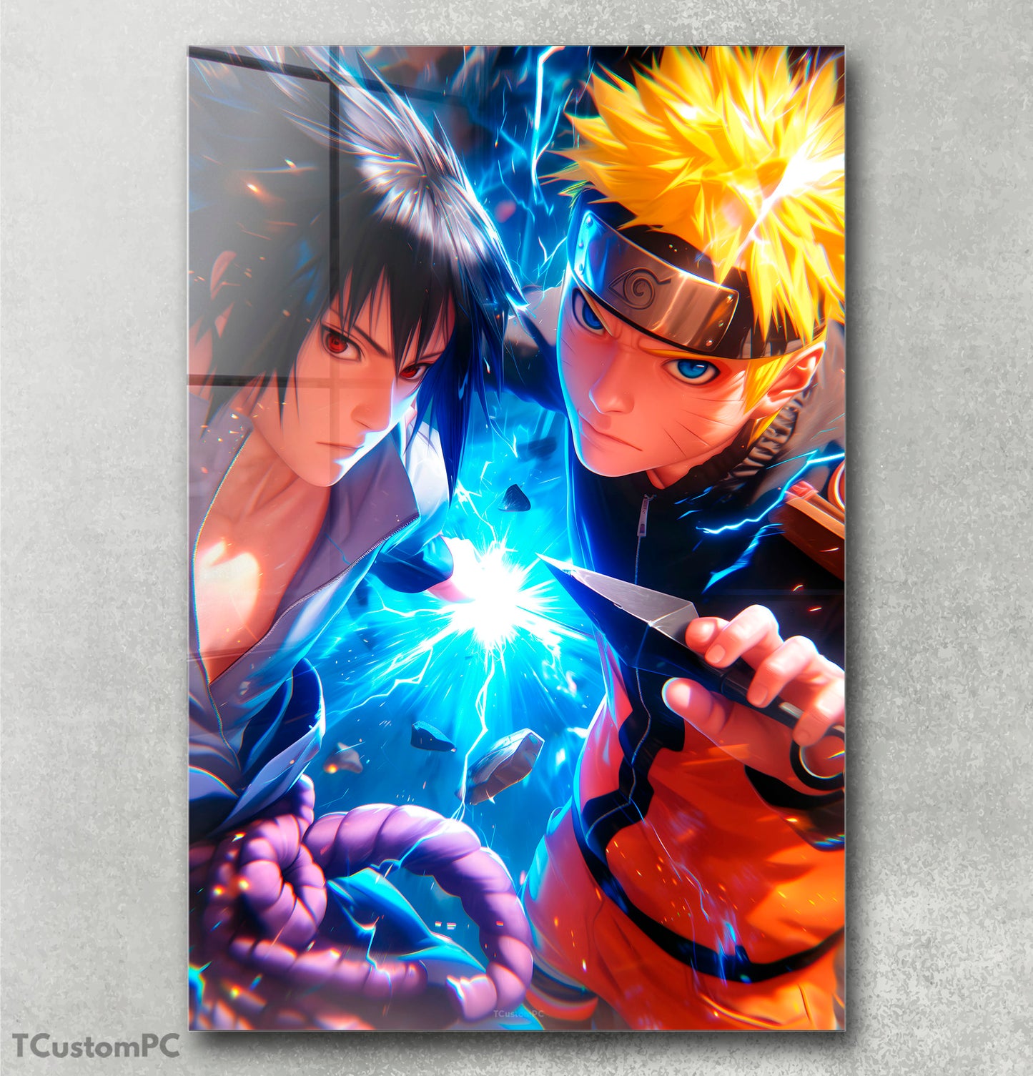 Pintura de Naruto X Sasuke