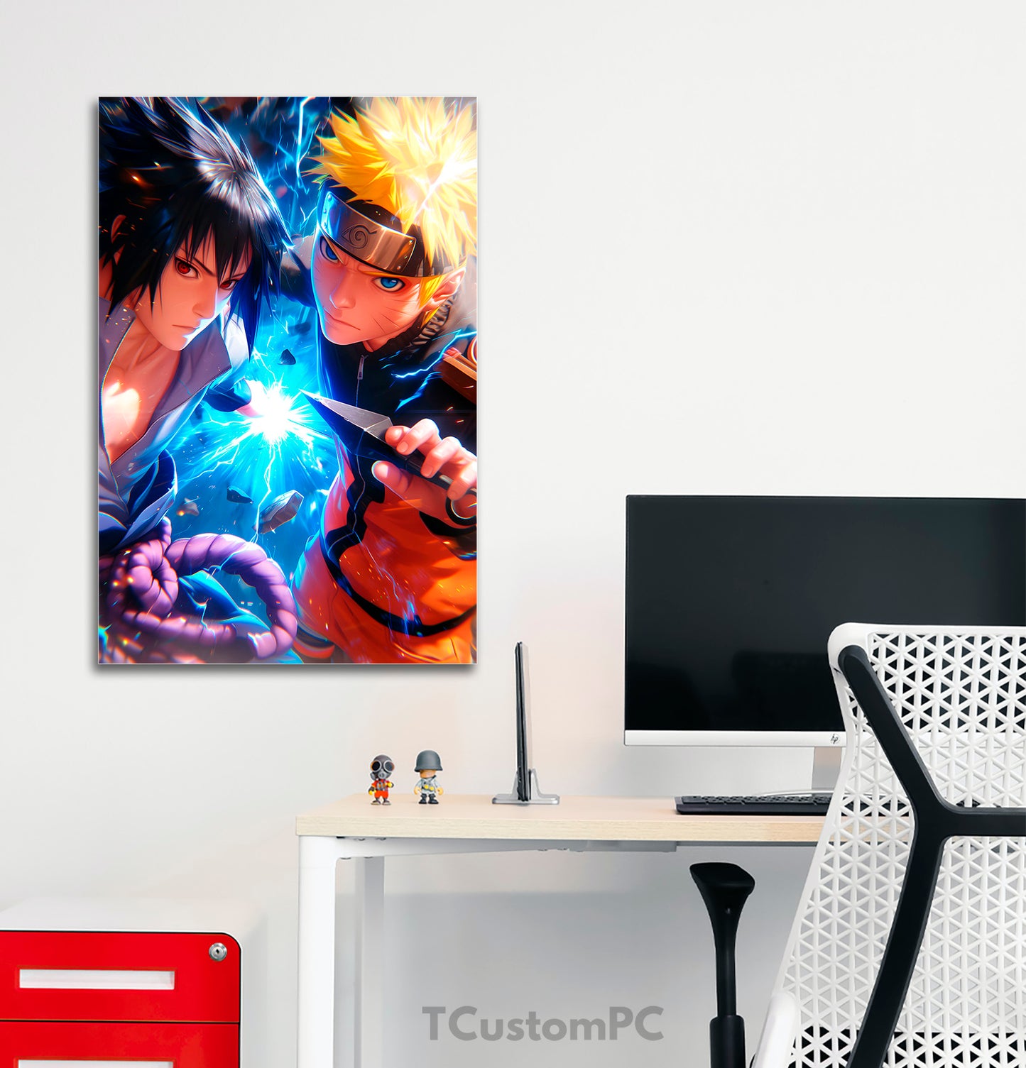 Pintura de Naruto X Sasuke