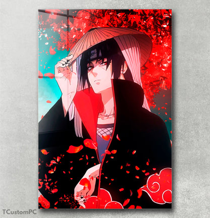 Naruto pintando akatsuki itachi uchiha